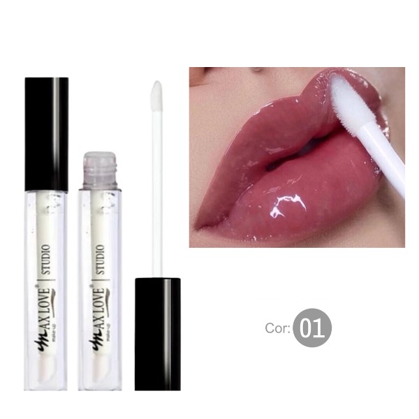 Lip Gloss transparente efeito espelhado